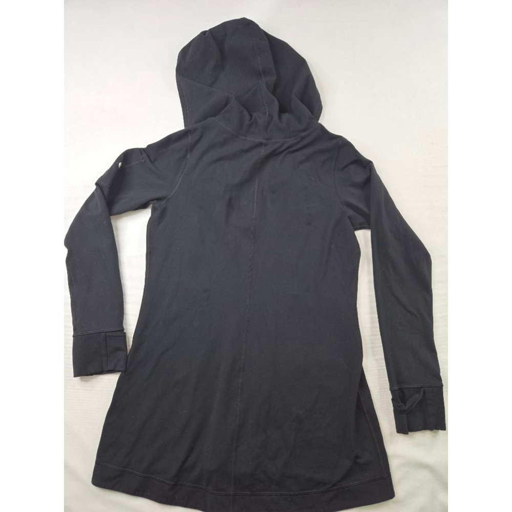 Women's Lululemon Black White Full Zip Hoodie Size M - Picture 2 of 5